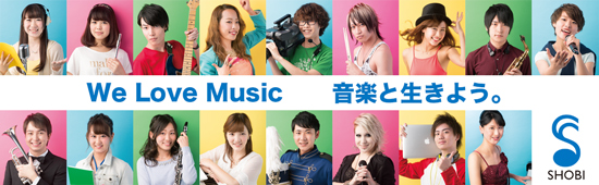We Love Music ���y�Ɛ����悤�B
